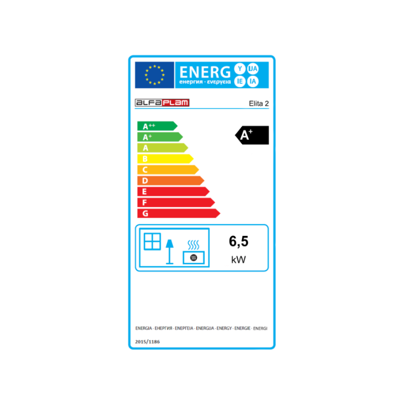 Estufa de leña pamello 5 kw