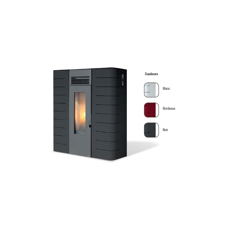 Estufa de pellet hidro extraplana Agosta 16 kW