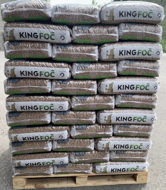 70 Sacos de pellet 15 Kg KINGFOC